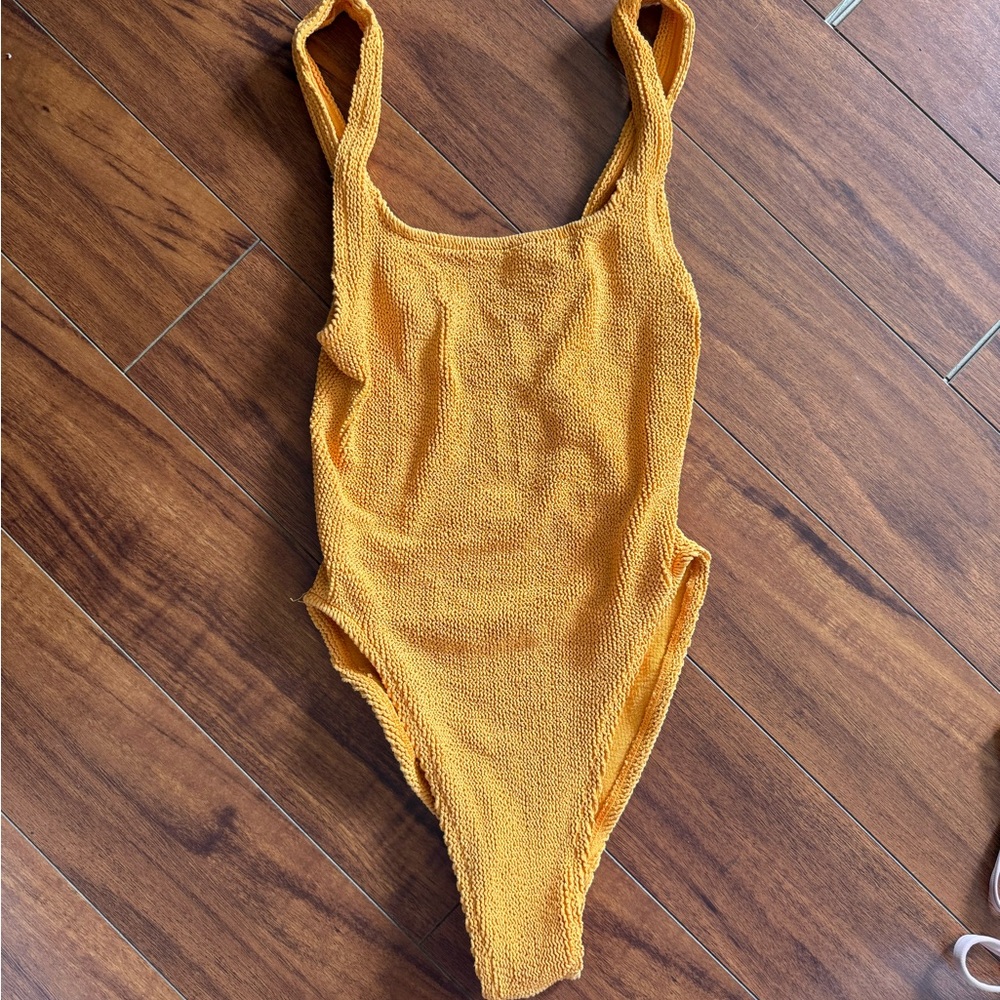 Kids One Piece Swimsuit in Vibrant Orange